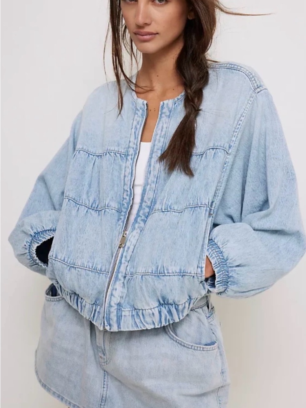 Free People Layla Denim Jacket